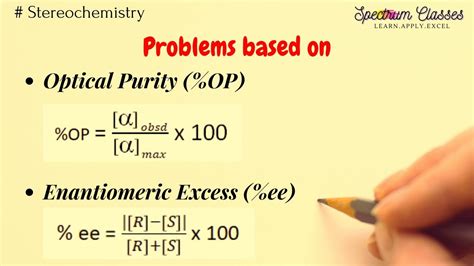 polarimeter enantiomeric excess|enantiomeric excess problems.